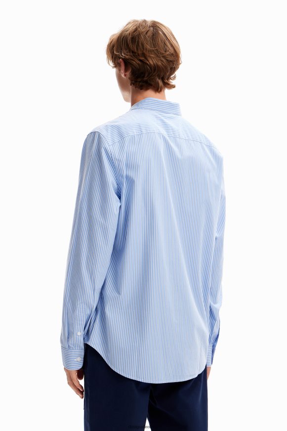 Desigual Men Striped pockets shirt Clothing PFVZ0B1581
