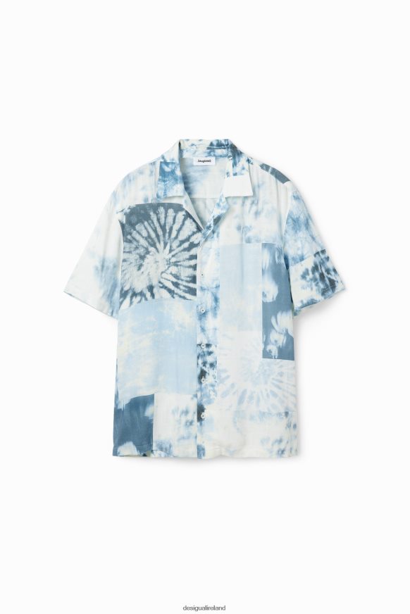 Desigual Men Tie-dye resort shirt Clothing PFVZ0B1585