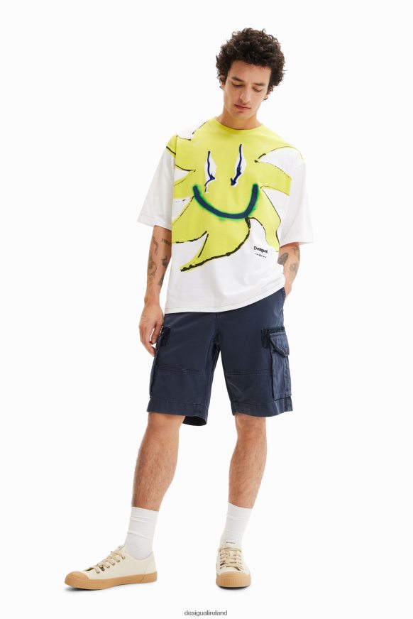 Desigual Men Arty sun T-shirt Clothing PFVZ0B1635