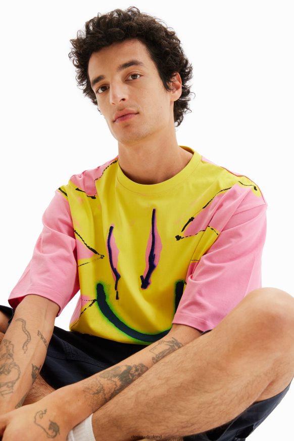 Desigual Men Arty sun T-shirt Clothing PFVZ0B1684