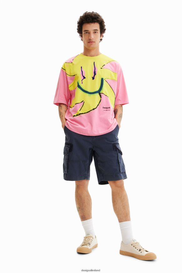 Desigual Men Arty sun T-shirt Clothing PFVZ0B1684