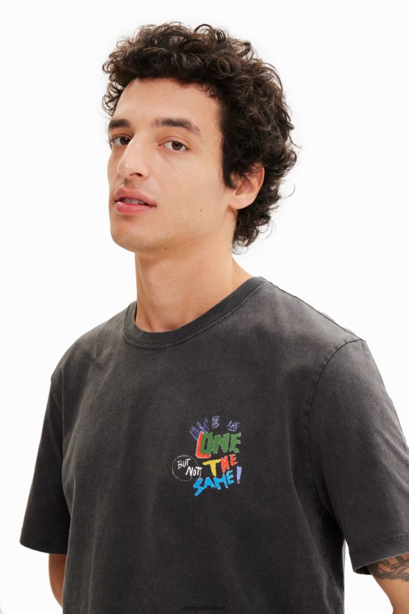 Desigual Men Disney's Mickey Mouse T-shirt Clothing PFVZ0B1528