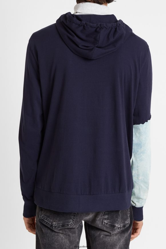 Desigual Men Hybrid T-shirt hood Clothing PFVZ0B1563