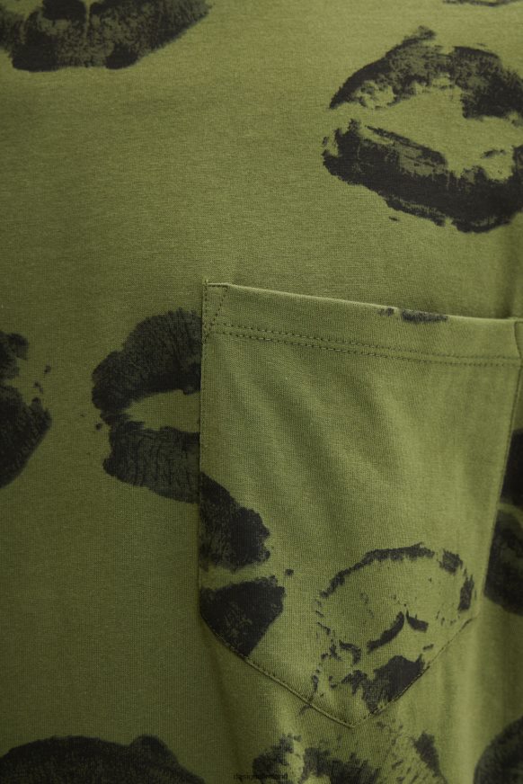 Desigual Men Lips T-shirt Clothing PFVZ0B1546