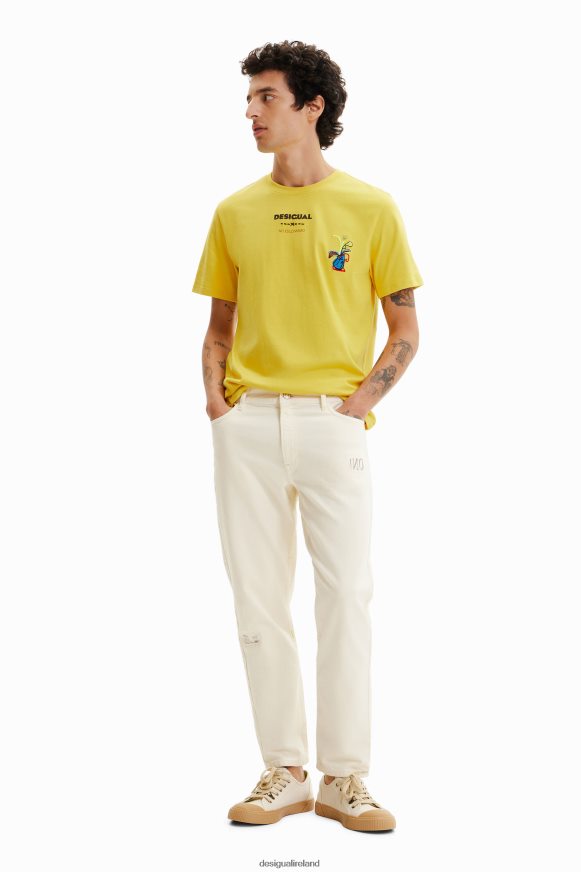 Desigual Men No es lo mismo short-sleeve T-shirt Clothing PFVZ0B1572