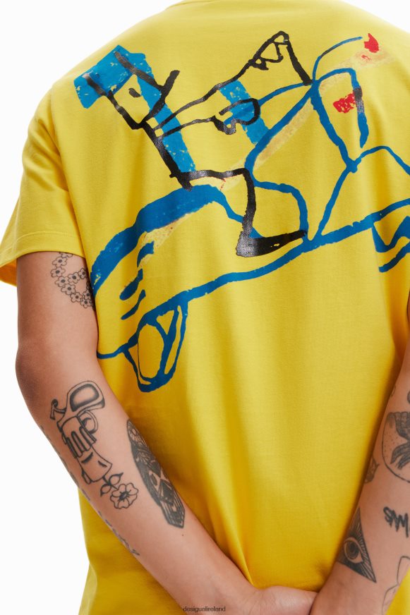 Desigual Men No es lo mismo short-sleeve T-shirt Clothing PFVZ0B1572