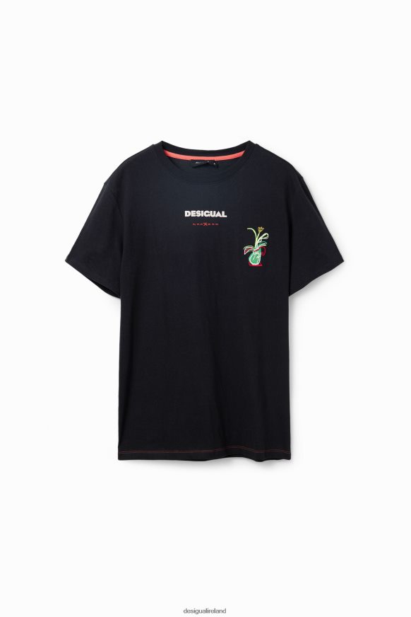 Desigual Men No es lo mismo short-sleeve T-shirt Clothing PFVZ0B1687