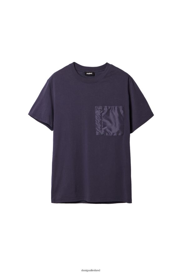 Desigual Men Plain pocket T-shirt Clothing PFVZ0B1610