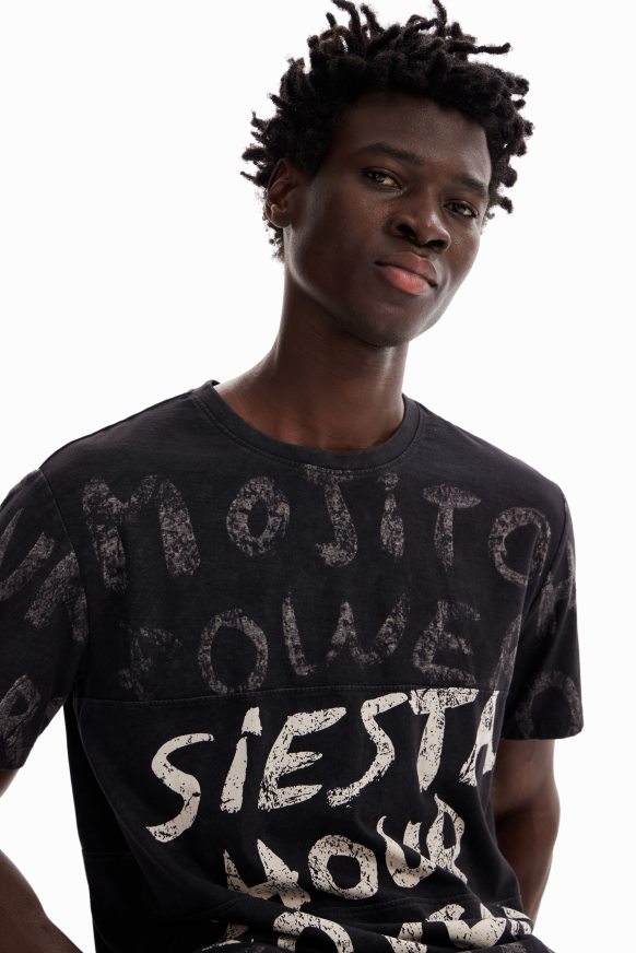 Desigual Men Short-sleeve mojito T-shirt Clothing PFVZ0B1652