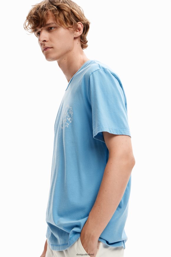 Desigual Men Short-sleeve paradise T-shirt Clothing PFVZ0B1561