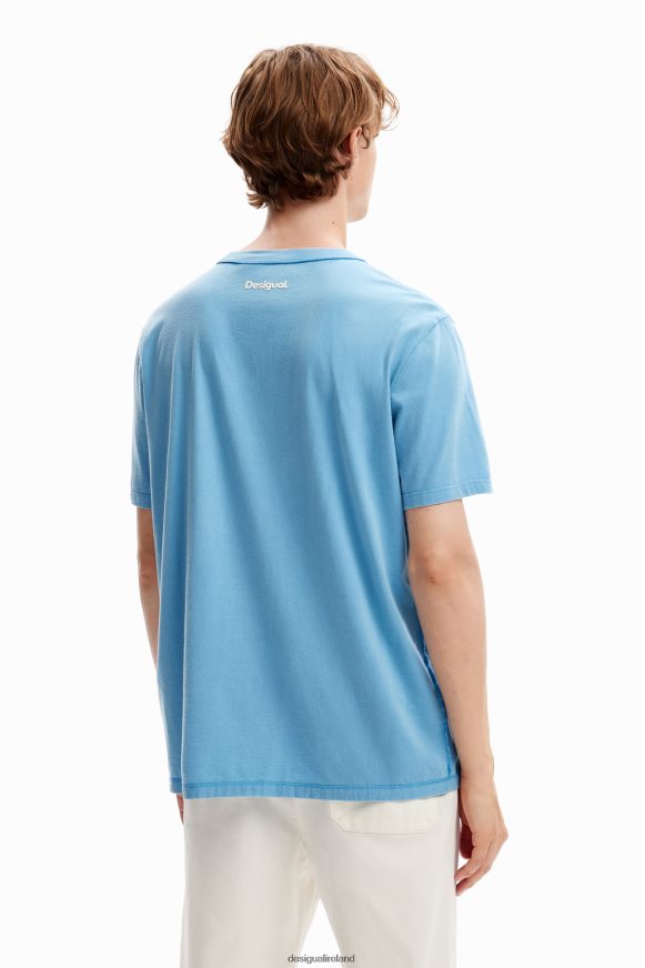 Desigual Men Short-sleeve paradise T-shirt Clothing PFVZ0B1561