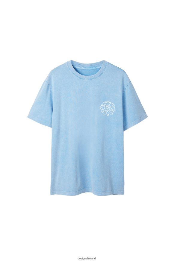 Desigual Men Short-sleeve paradise T-shirt Clothing PFVZ0B1561