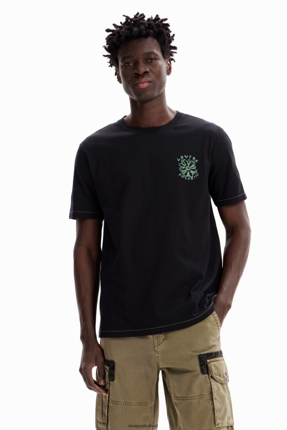 Desigual Men Summer lovers T-shirt Clothing PFVZ0B1667