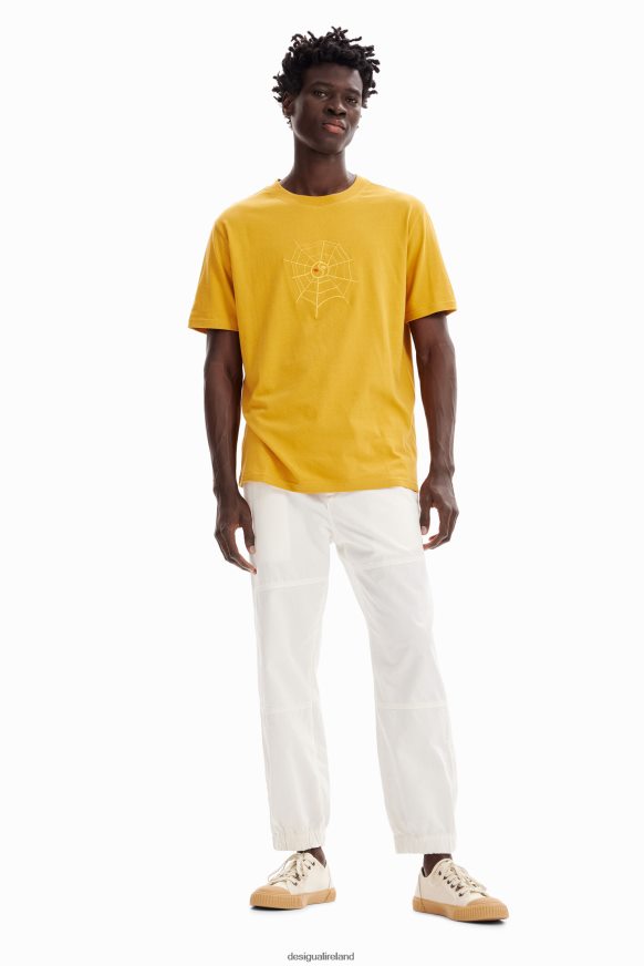 Desigual Men Web heart T-shirt Clothing PFVZ0B1629