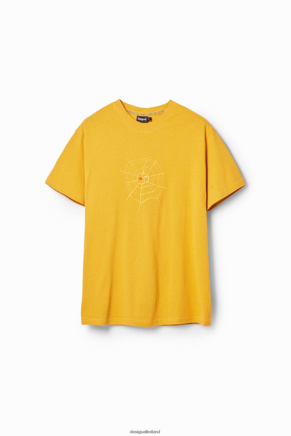 Desigual Men Web heart T-shirt Clothing PFVZ0B1629