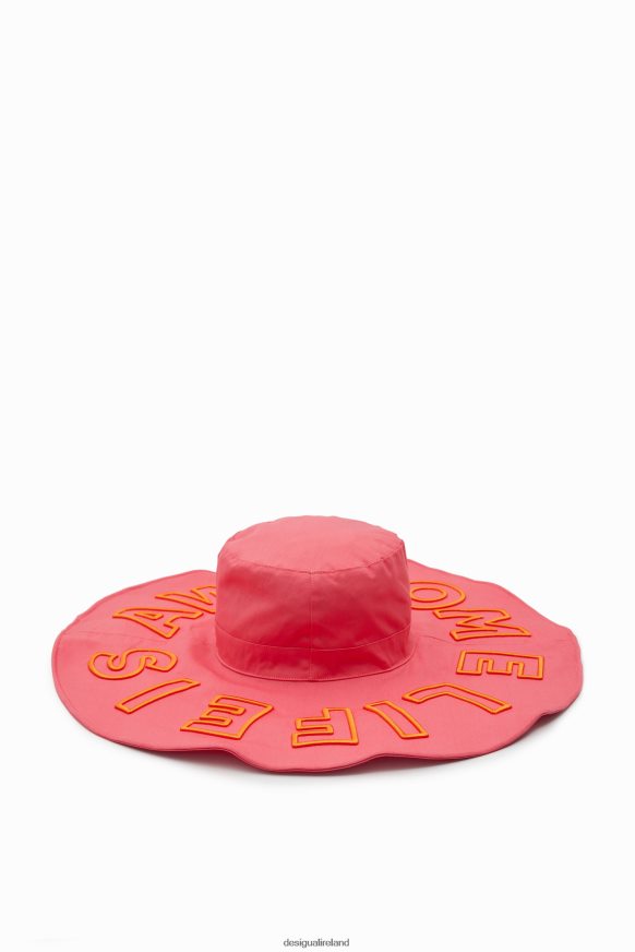 Desigual Women Life is awesome wide-brim hat Accessory PFVZ0B614