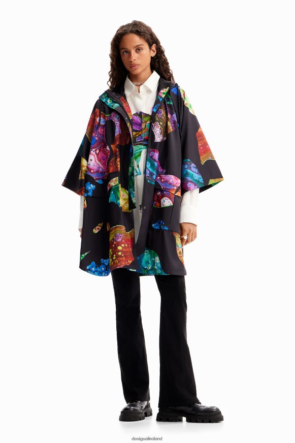 Desigual Women M. Christian Lacroix hooded raincoat Accessory PFVZ0B1445