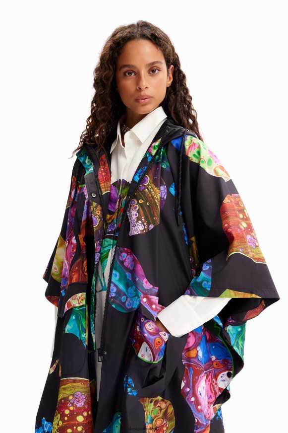 Desigual Women M. Christian Lacroix hooded raincoat Accessory PFVZ0B1445