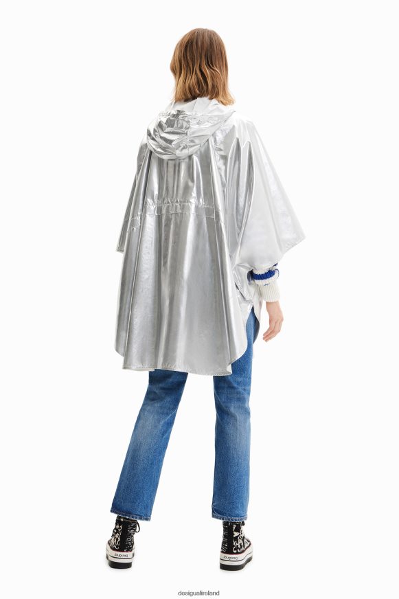 Desigual Women Metallic laminated rain poncho Accessory PFVZ0B570