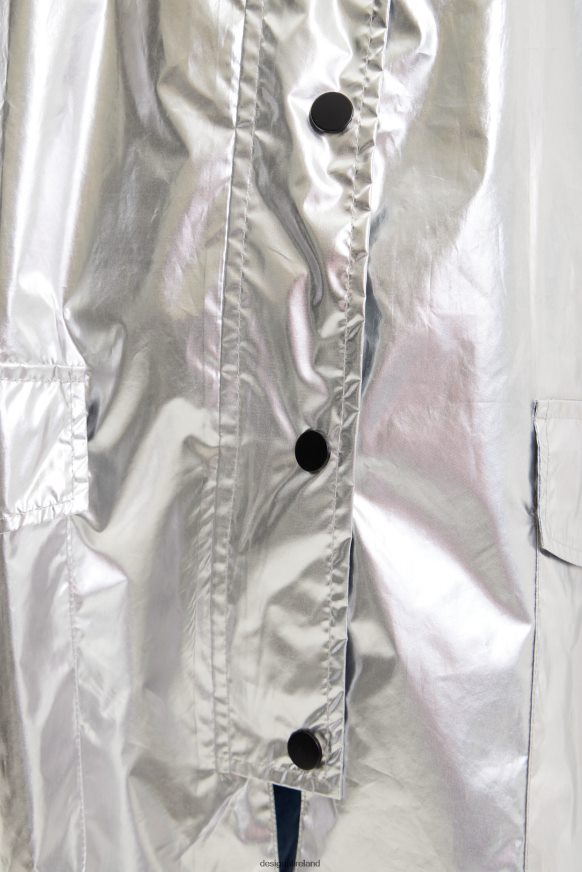 Desigual Women Metallic laminated rain poncho Accessory PFVZ0B570