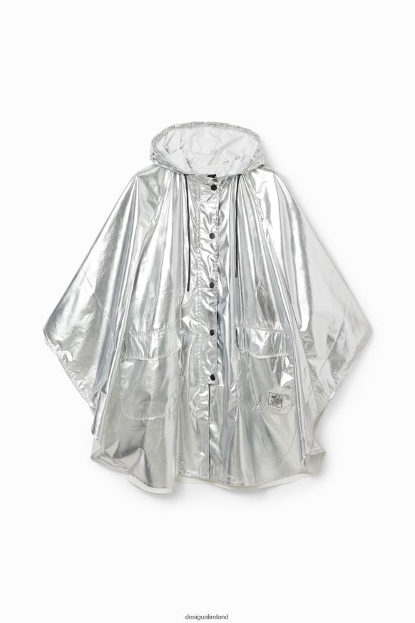 Desigual Women Metallic laminated rain poncho Accessory PFVZ0B570