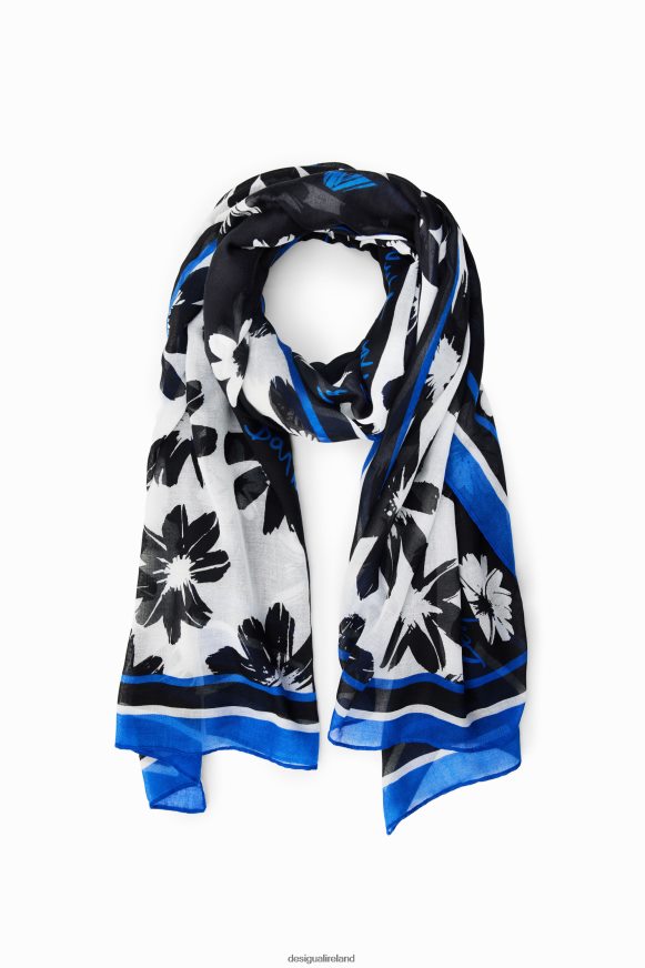 Desigual Women Arty rectangular floral foulard Accessory PFVZ0B423