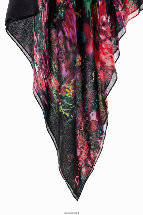 Desigual Women Floral rectangular foulard Accessory PFVZ0B1427