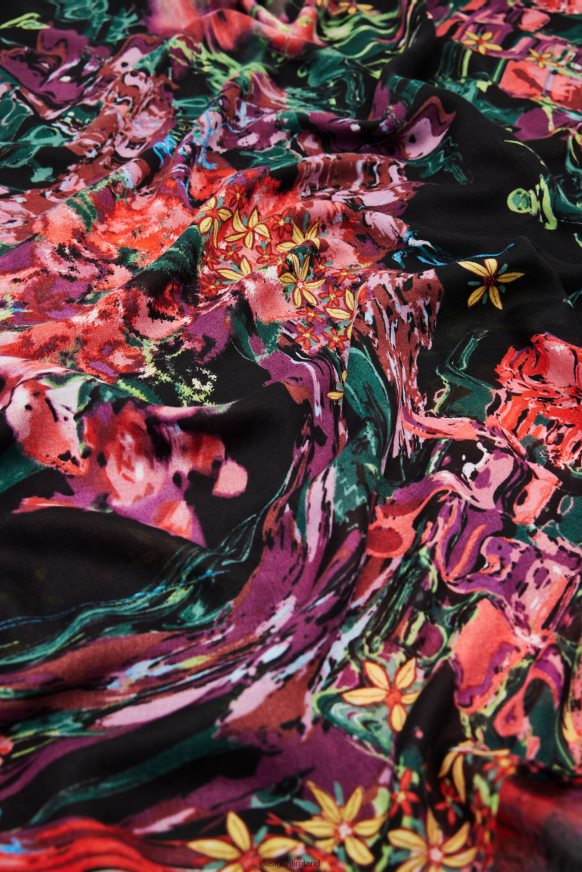 Desigual Women Floral rectangular foulard Accessory PFVZ0B1427