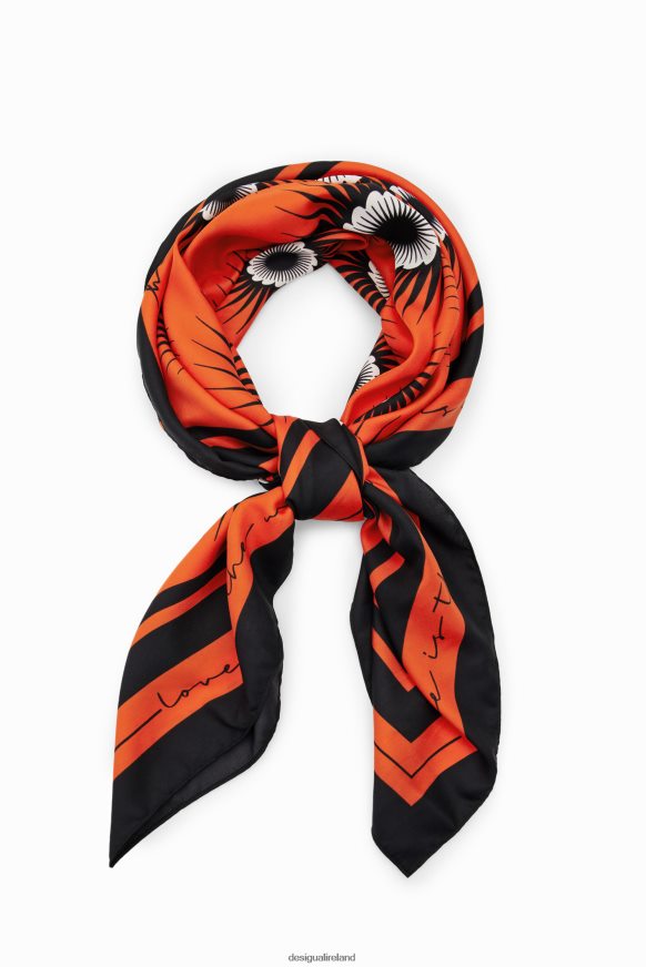 Desigual Women Geometric square scarf Accessory PFVZ0B1443