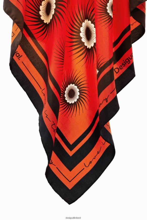 Desigual Women Geometric square scarf Accessory PFVZ0B1443
