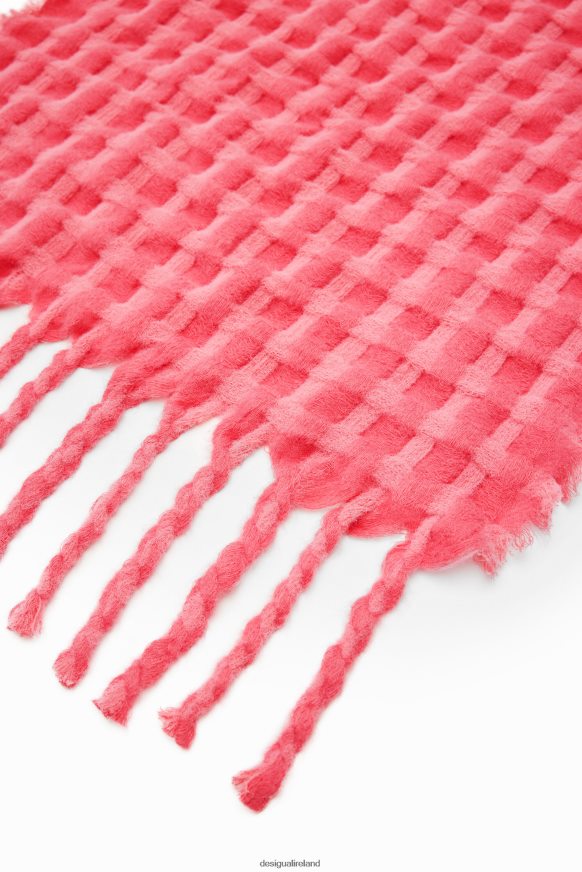 Desigual Women Plaid rectangular scarf Accessory PFVZ0B1433