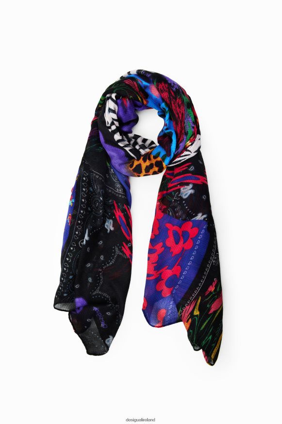 Desigual Women Rectangular patch foulard Accessory PFVZ0B1413