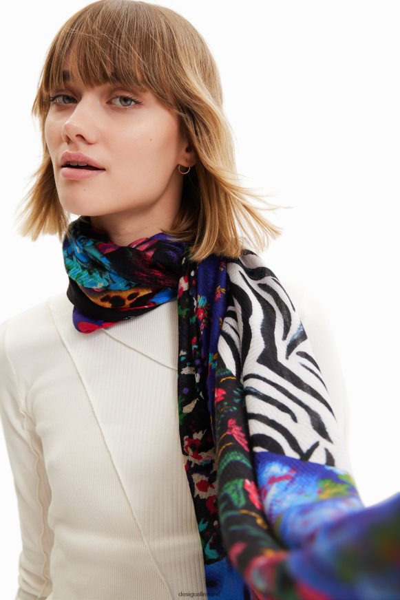 Desigual Women Rectangular patch foulard Accessory PFVZ0B1413