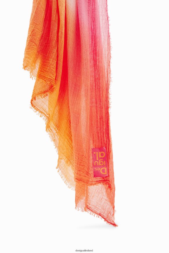 Desigual Women Rectangular tie-dye gradient foulard Accessory PFVZ0B1409