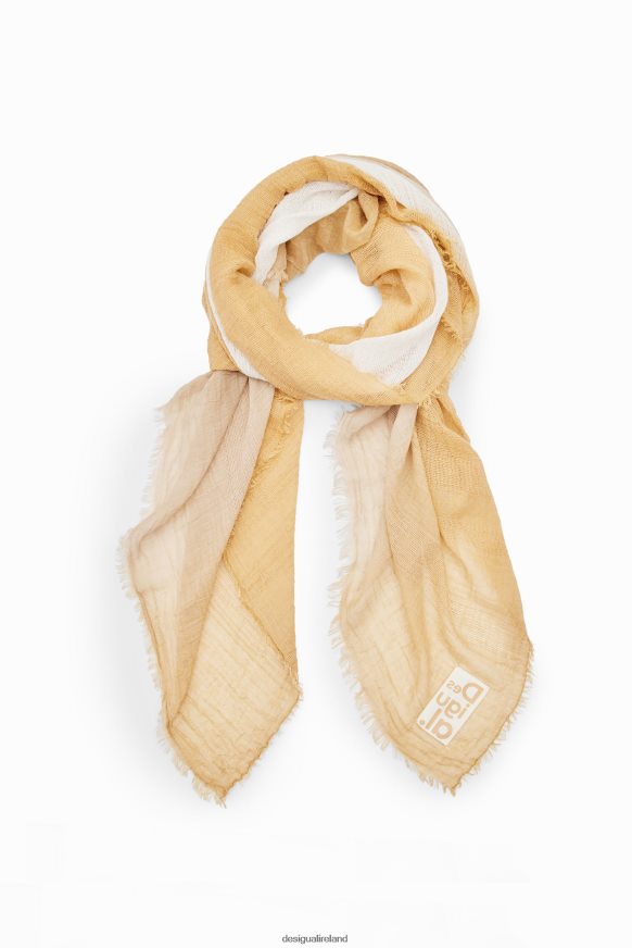 Desigual Women Rectangular tie-dye gradient foulard Accessory PFVZ0B592