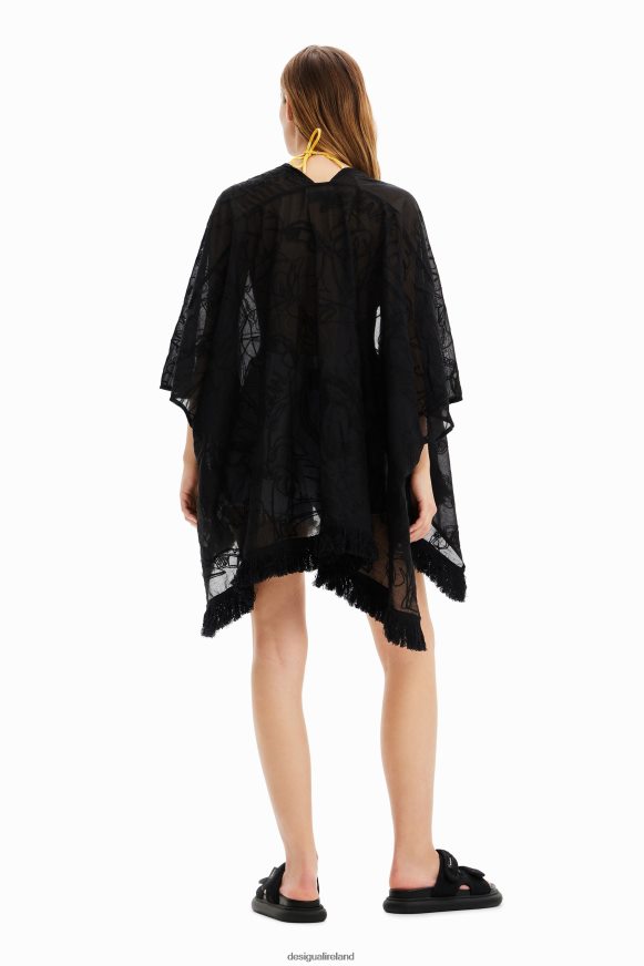 Desigual Women Short embroidered kaftan Accessory PFVZ0B421