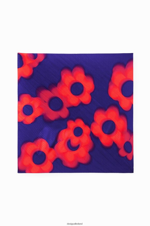 Desigual Women Square floral scarf Accessory PFVZ0B1449