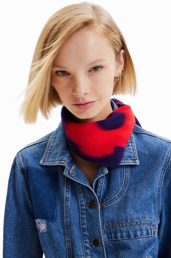 Desigual Women Square floral scarf Accessory PFVZ0B1449