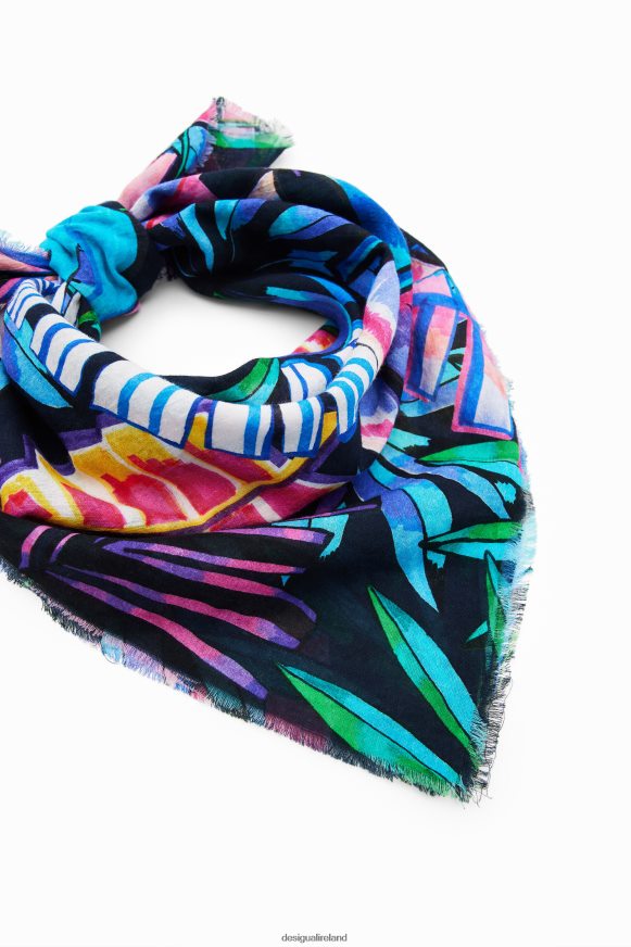 Desigual Women Tropical square scarf Accessory PFVZ0B738