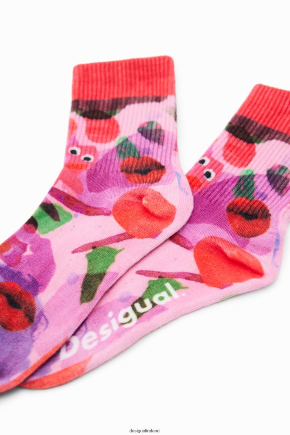 Desigual Women M. Christian Lacroix lips socks Accessory PFVZ0B315