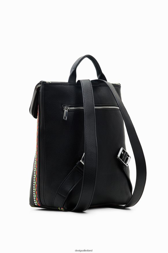 Desigual Women Midsize embroidered-flap backpack Accessory PFVZ0B1183