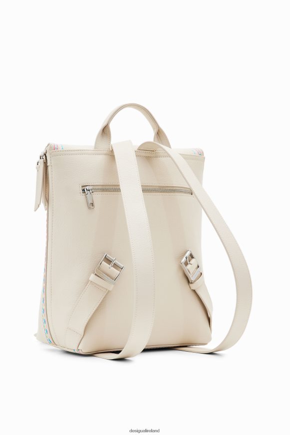 Desigual Women Midsize embroidered-flap backpack Accessory PFVZ0B1357