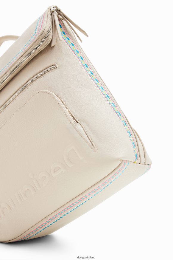 Desigual Women Midsize embroidered-flap backpack Accessory PFVZ0B1357