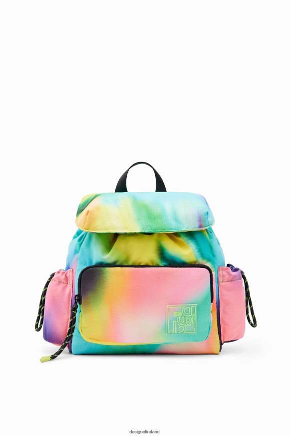 Desigual Women Midsize nylon tie-dye backpack Accessory PFVZ0B721