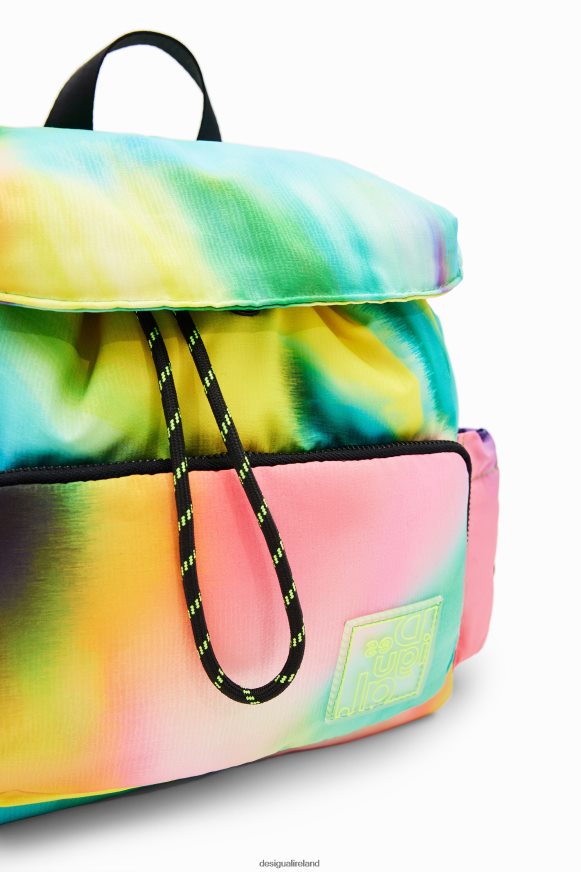 Desigual Women Midsize nylon tie-dye backpack Accessory PFVZ0B721