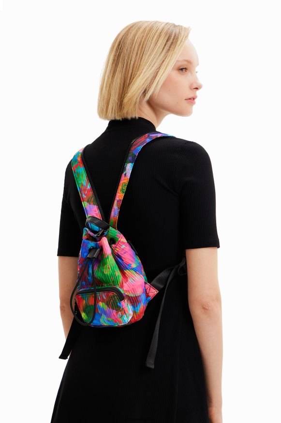 Desigual Women Mini multi-position floral backpack Accessory PFVZ0B646