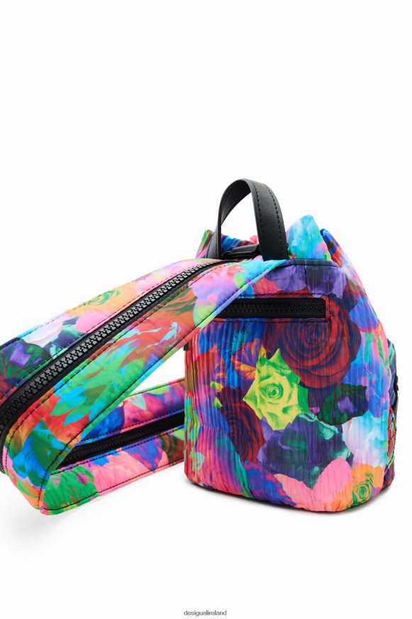 Desigual Women Mini multi-position floral backpack Accessory PFVZ0B646