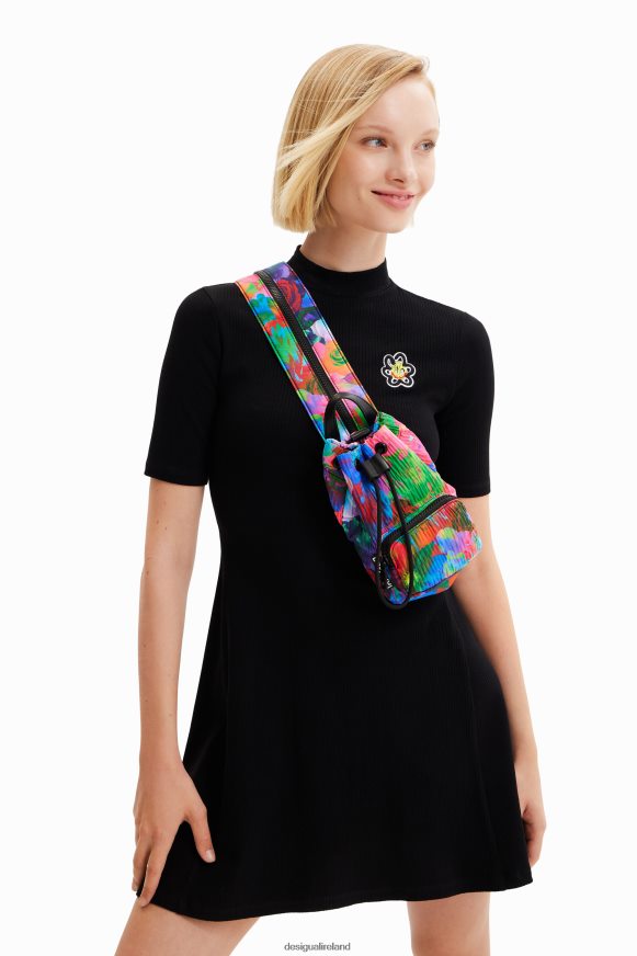 Desigual Women Mini multi-position floral backpack Accessory PFVZ0B646