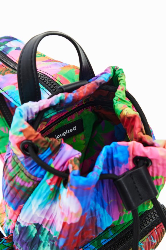 Desigual Women Mini multi-position floral backpack Accessory PFVZ0B646