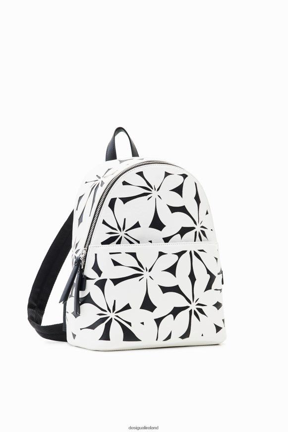 Desigual Women Small backpack with die-cut flowers Accessory PFVZ0B1192
